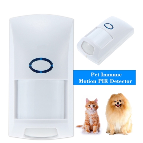 Detector de movimiento PIR infrarrojo Dual con cable, Mini Sensor portátil de 25Kg para el reconocimiento de volumen inteligente de mascotas, seguridad del hogar ► Foto 1/1