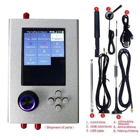 Pantalla táctil TFT de 3,2 pulgadas Portapack H2 + HackRF una SDR transceptor de Radio con estragos Firmwar 0.5ppm TCXO batería USB jamón DIY ► Foto 1/5