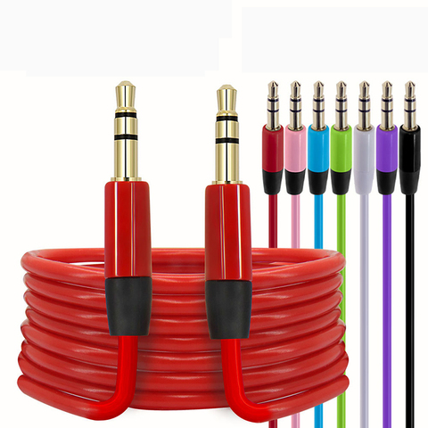 Cable de audio auxiliar de 3,5mm a 3,5mm para PC, iPod, MP3 y coche ► Foto 1/6