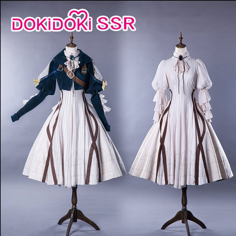 Dokidoki-ssr-Disfraz de Violet Evergarden para mujer, Cosplay de Anime, Violet Evergarden ► Foto 1/3