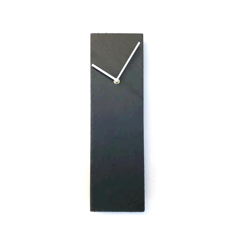 Reloj de pared de diseño moderno Arte Simple, creativo, silencioso, de madera, negro, cuadrado, único, decoración del hogar, DE50WC ► Foto 1/6