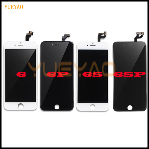 Pantalla LCD de grado AAA +++ para iPhone 6, 6S Plus, 7, 8, con montaje de digitalizador de pantalla táctil 3D Force para iPhone 5, 5C, 5S, sin píxeles muertos ► Foto 1/4