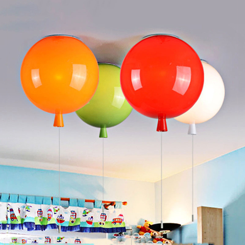 Lámparas para globos de moda, habitación de bebés coloridas para luces de techo, comedor, dormitorio, cabecera, pasillo, balcón ► Foto 1/6