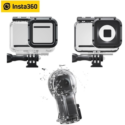 Insta360 ONE R-funda de buceo para cámara 4K 360, lente LEICA, edición doble, 60m, carcasa impermeable ► Foto 1/5