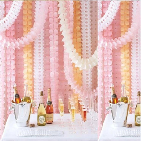 Papel con diseño de trébol Multicolor de cuatro hojas, guirnaldas de bandera para Baby Shower, boda, fiesta, hogar, suministros de decoración artesanal, 3,6 M ► Foto 1/6