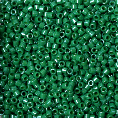 FAIRYWOO-Cuentas verdes para fabricación de joyas, 5 gramos por bolsa, Miyuki Delica, DB656 ► Foto 1/6