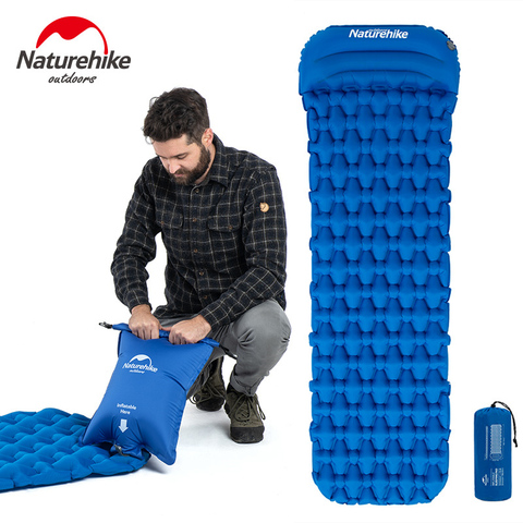 Colchón inflable Naturehike, colchón de aire individual para Camping, colchón ultraligero para senderismo, almohadilla para dormir, cama plegable, colchón para dormir de viaje ► Foto 1/6