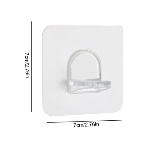 10 Uds soporte de estante adhesivo clavijas de plástico armario de Clips de soporte para estante de pared cocina accesorios de baño ► Foto 1/6