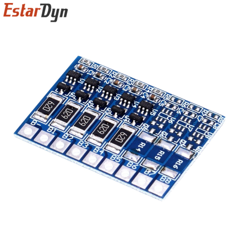 Placa de protección de función de equilibrio, 5S, 21V, 4,2 V, 68mA, batería Li-ion de 5S, módulo equilibrado de baterías de litio 18650, BMS, PCB ► Foto 1/1