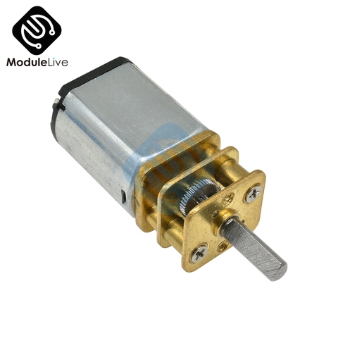 Motor de engranaje de velocidad Micro, engranaje de reducción con rueda de caja de cambios de Metal, bricolaje, GA13-030-N20 DC 6V 30 60 100 200 300RPM ► Foto 1/5