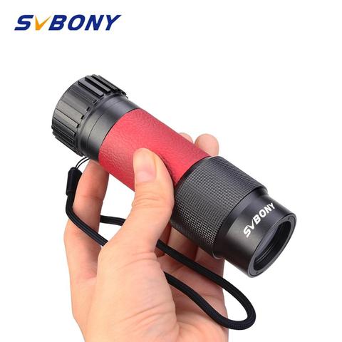 SVBONY 8x25 Monocular práctico Mini telescopio de Material de Metal de 8-grado de observación para la ópera Museo el teatro SV301 F9357A ► Foto 1/6