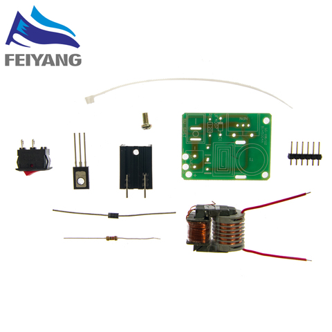 Inversor de generador de ignición de alto arco de voltaje, Kit de bricolaje de aumento del 18650, transformador de núcleo U Suite de 3,7 V, CC de alta frecuencia de 15KV ► Foto 1/6