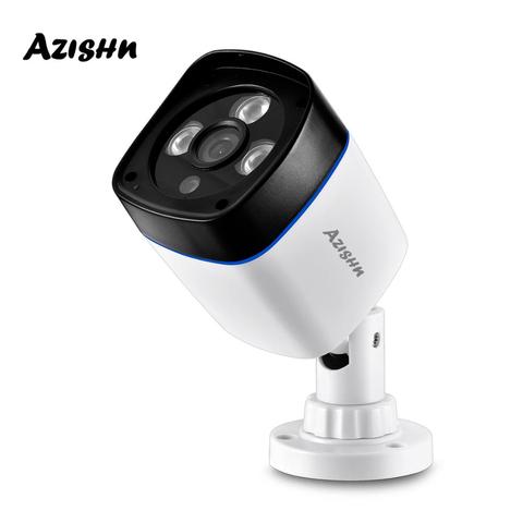 AZISHN seguridad cámara IP POE cámara de red de vigilancia de vídeo de 1080 p onvif visión nocturna CCTV impermeable al aire libre 2MP bala Cam ► Foto 1/6