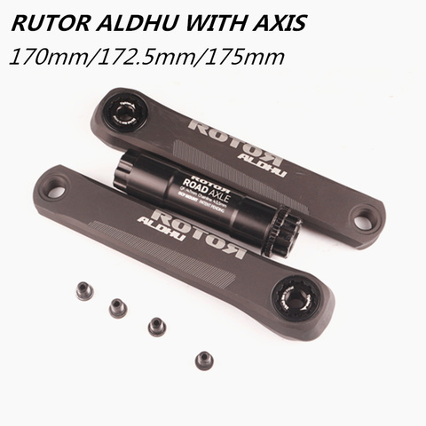 ROTOR ALDHU de 170mm, 172,5mm, 175mm, Crankarms con 386 modelos Axis147mm para bicicleta de carretera, anillo de cadena Shimano con tornillos ► Foto 1/6