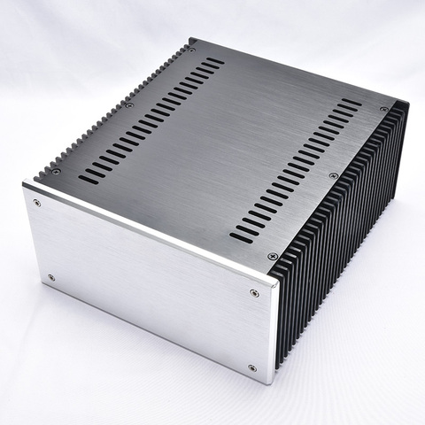 Carcasa de aluminio DIY 2412B chasis amplificador de potencia Clase A para 1969, PASS AM, QUAD405 caja HIFI PSU ► Foto 1/5