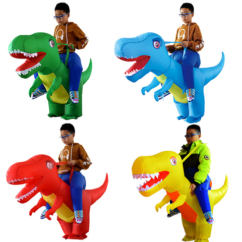 Disfraz inflable de Halloween para niños y adultos, disfraz de dinosaurio  Dragón, t-rex, disfraz de montar - Historial de precios y revisión |  Vendedor de AliExpress - KOOY Official Store 