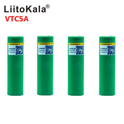 Litokala-Batería recargable de litio de 2600mAh de alto drenaje, batería original VTC5A 18650 de 3,6V, 40A max 60A ► Foto 1/5