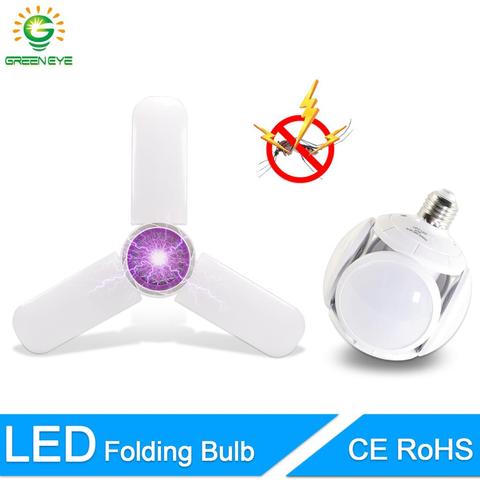 Bombilla LED E27, 40W, 9W, blanco frío, cálido, ca de 220V, 240V, foco de lámpara LED, lámpara de fútbol UFO, Bombilla LED para el hogar ► Foto 1/6