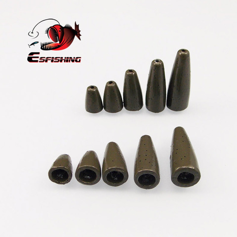 KESFISHING-anzuelo de plomo para pesca, cabeza de plantilla 1/8 1/4 1/2, cebo de plomo, ganchos de pesca para señuelo suave ► Foto 1/6