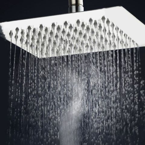 Acero inoxidable Ultra-delgada cuadrado de 8 pulgadas ducha Top grande boquilla de ducha de lluvia baño cabeza de ducha de accesorios de baño ► Foto 1/6