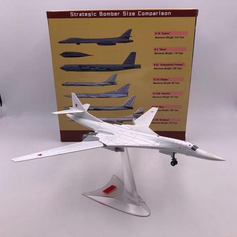 Modelo Wltk USSR de la fuerza aérea soviética, modelo Tupolev Tu-160 Blackjack Bomber 1/200 fundido a presión ► Foto 1/6