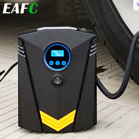 Inflador de neumáticos profesional para coche, bomba inflable Digital de 12V, iluminación, compresor de aire automático para rueda de coches, neumáticos eléctricos ► Foto 1/6