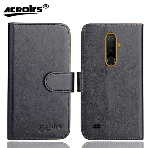 Ulefone-funda Armor X8 de 5,7 pulgadas, 6 colores, abatible, de cuero suave, a la moda, funda de teléfono exclusiva de Crazy Horse, billetera ► Foto 1/6