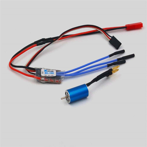 1S 2S KV10300 sin escobillas Motor 1220 Dual-forma 10A ESC para Mini Q coche RC coche de la batería de litio de espaã a ► Foto 1/3