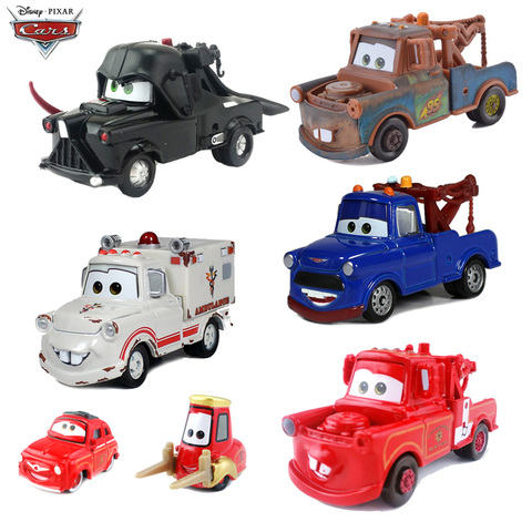 Disney-figuras de Cars 3 y 2 originales de Cars 2, colección de Lightning McQueen, Mater, Jackson Storm, cosechadora de Metal fundido a presión, juguetes para regalo ► Foto 1/6