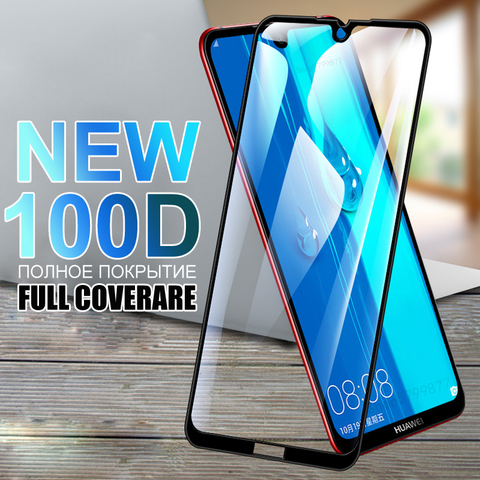 100D protección de vidrio para Huawei Y7 Y6 Y5 primer 2022 de 2022 Y5 Lite de templado de vidrio de Y9 2022 Y9 primer 2022 Y9S Film Protector de pantalla ► Foto 1/6