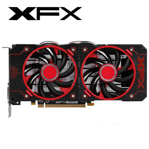 Tarjetas gráficas originales no mineras XFX RX 560, 4GB, 128Bit, Juegos de PC de escritorio para AMD Radeon RX500, tarjetas de vídeo de 4GB, GPU usadas ► Foto 1/6