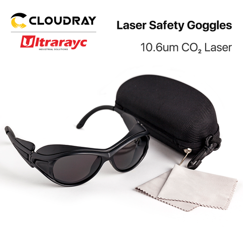 Ultrarayc-gafas de seguridad láser tipo A, lentes protectoras de tamaño pequeño, protección para máquina láser Co2, 10,6 um ► Foto 1/5