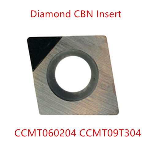 Herramientas de corte de diamante Pcd cnc, inserto ccmt060204 CCGT09t304 dcmt cbn, molino de aluminio y metal, herramienta de torneado externo, torno de corte, 1 ud. ► Foto 1/6