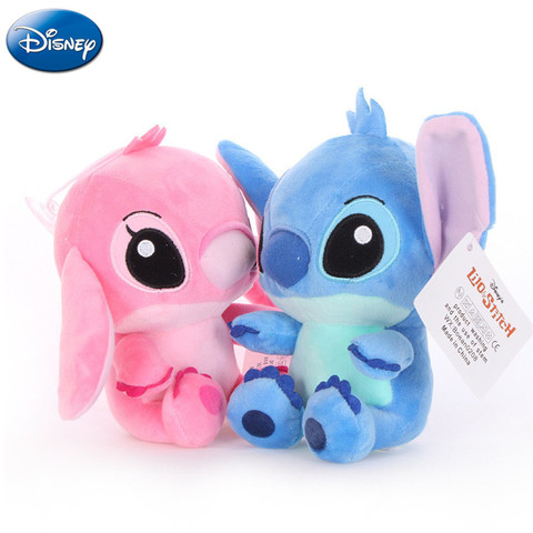 20cm Disney Lilo y puntada de la película de dibujos animados de peluche de felpa muñeca de Anime figura personaje de animé de felpa de juguete colgante chica Kawaii cumpleaños chico regalo ► Foto 1/6