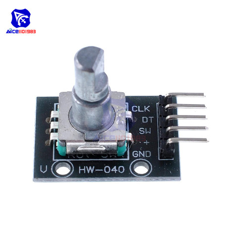 Diymore-Módulo Codificador rotativo de KY-040, Sensor de ladrillo, Módulo de placa de desarrollo de 5 pines para Arduino ► Foto 1/6