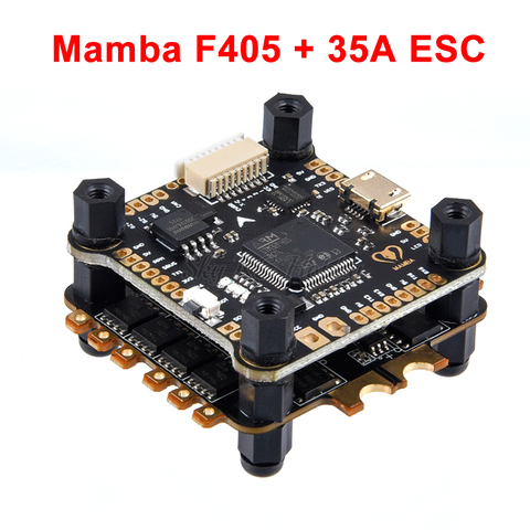 Mamba F405 controlador de vuelo y REV35 35A BLheli_S 2-6S 4 en 1 ESC Sensor de corriente integrado para los modelos de drones RC Racer Racing FPV ► Foto 1/6