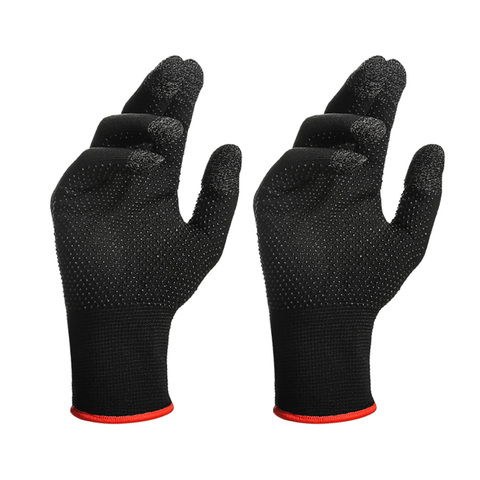 2pcs mano cubierta controlador de juego para PUBG a prueba de sudor no-cero pantalla táctil sensible de dedo pulgar manga guantes ► Foto 1/1