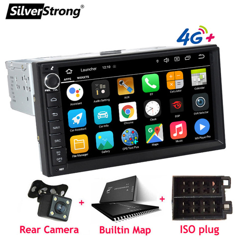 SilverStrong Android8.1 Universal 1Din Radio GPS de coche Auto estéreo LADA GRANTA coche grabadora de radio para Toyota/Nissan 707DT3 ► Foto 1/6