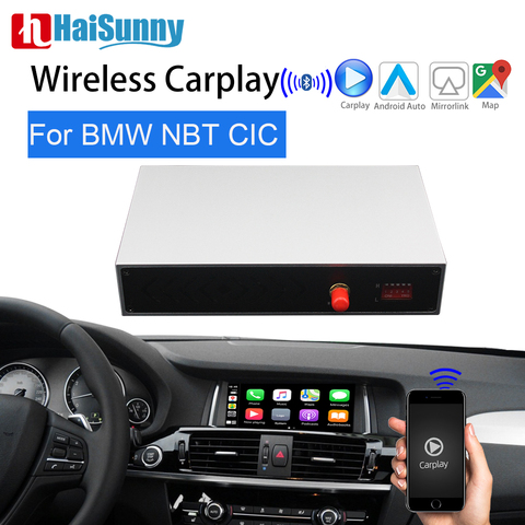 Carplay inalámbrico con WIFI para BMW, sistema de reproducción de Carplay para BMW X6, E71, X1, E84, F48, X3, F25, X4, F26, X5, E70, Serie 3, F30, CIC, NBT ► Foto 1/6