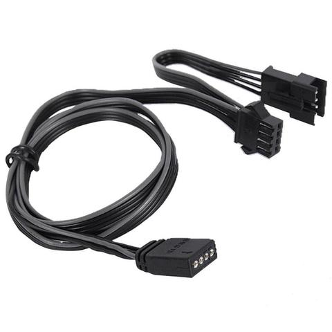 Cable de 12 V y 4 pines, conector RGB de 60cm para ventilador con cubierta, Cable de extensión de la tira LED para placa base Giga/Microstar/Asus RGB ► Foto 1/6