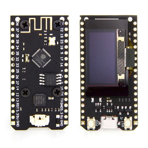 LILYGO®Módulos de WiFi OLED, Bluetooth, doble ESP-32, ESP8266 Et OLED, 4M Byte (32M bit )Pro ESP32 OLED V2.0 TTGO y ESP32 ► Foto 1/6