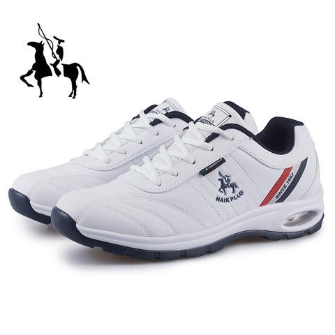 NAIKPLLO-Zapatillas deportivas para hombre, zapatos masculinos para correr, de tabla deportiva, de tendencia de viaje, con cojín, transpirables, informales ► Foto 1/6