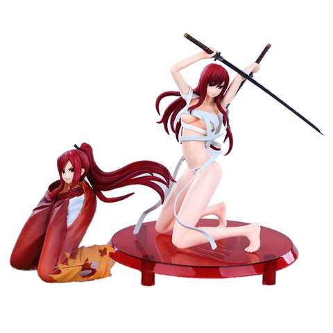 Hobby-figura de acción de cómic de Japón, modelo de juguete coleccionable de cola de Hada, Erza Scarlet, Sexy, 1/8 ► Foto 1/6