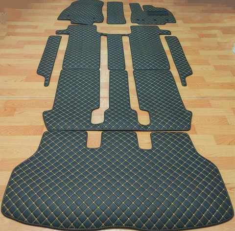 Conjunto completo de coche alfombras de piso para la mano derecha coche Toyota Noah / Voxy / Esquire R60 R70 R80 2022-2000 7 8 asientos durable coche alfombras ► Foto 1/6