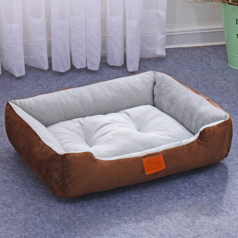 Casa de perro caliente para mascotas, nido suave para las cuatro estaciones, cesta de Cama grande impermeable para gatos y cachorros, 68x58cm, envío directo ► Foto 1/6