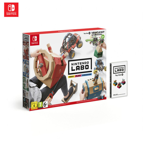 Cartuchos de cartucho para consola de videojuegos, Kit de cartuchos para consola de videojuegos, Labo vehicle, Interactive, Nintendo Switch, 045496421977 ► Foto 1/4