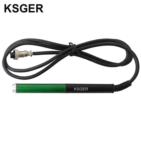 KSGER T12 aleación de aluminio FX9501 mango de fibra de carbono para STM32 OLED soldadura Estación de hierro punta de soldadura herramientas eléctricas V2.1S ► Foto 1/6