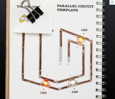 Chibitronic-Kit de iniciación, etiqueta de circuito de arranque, pegatinas LED, tallos de arranque de Flash, etiqueta de circuito de arranque ► Foto 1/5