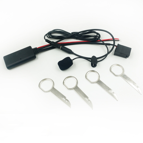 Biurlink 6000 CD dispositivo Bluetooth 5,0 Aux Adaptador de Audio micrófono Kit manos libres para Ford 6000CD ESTÉREO ► Foto 1/6