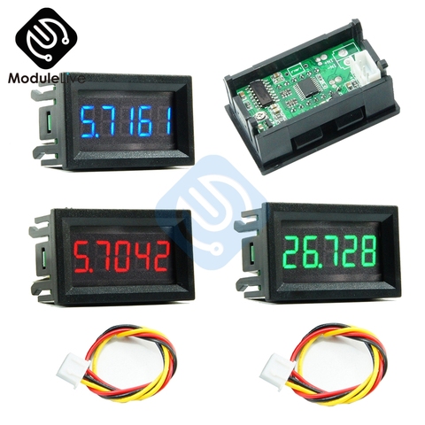 Voltímetro Digital para coche y motocicleta, Detector de voltaje CC de 0-33.000V, 5 dígitos, Monitor de capacidad de 12V y 24V ► Foto 1/1